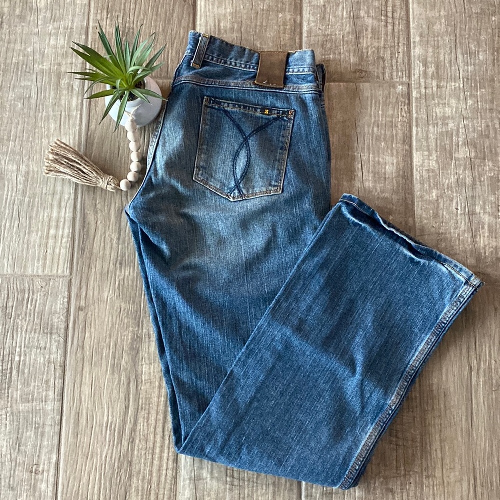 Lucky Brand Boot Cut Jeans in Medium Blue Denim